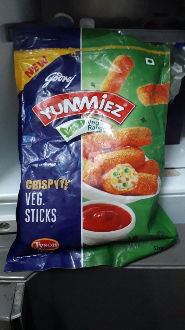 photo of Yummiez Crispy Veg Sticks shared by @tofulover on  27 Dec 2019 - review