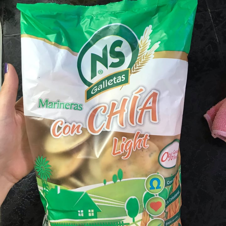 photo of NS Galletas Galletas Marineras con Chia Light shared by @sofianagore on  05 Dec 2020 - review