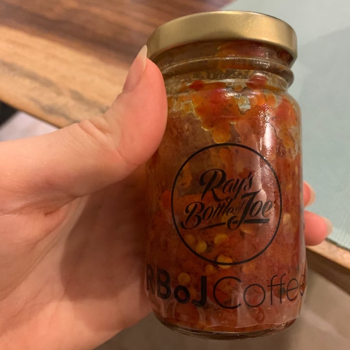 review photo of RBoJ Coffee / Ray's Bottle of Joe Central Sambal Ikan Asin shared by @giveafudge2day on 06 May 2020 - review