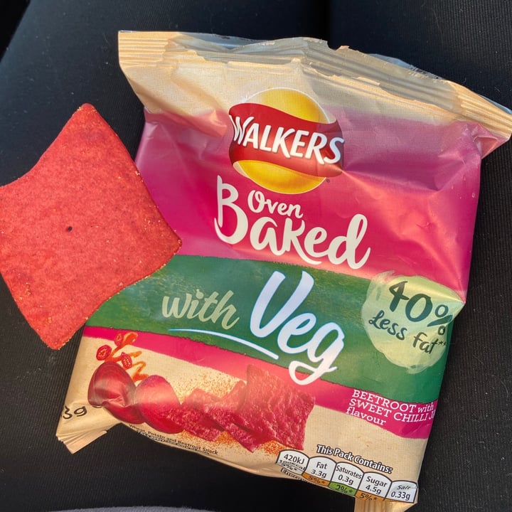Walkers Oven baked with veg beetroot and sweet chilli jam Review abillion