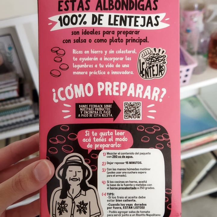photo of Molé Premezcla para bolitas de lentejas sabor barbacoa shared by @fabuchi on  05 Nov 2022 - review