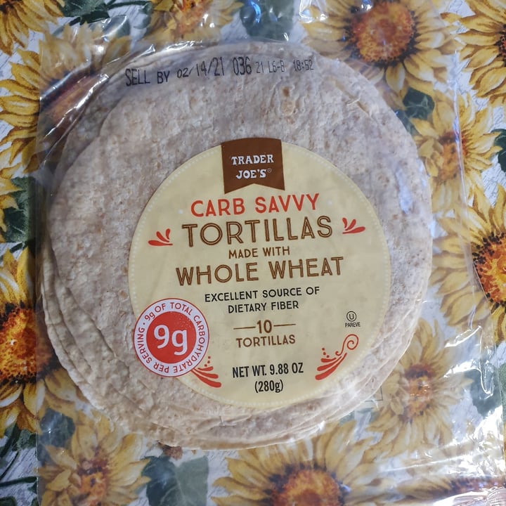 Trader Joe's Carb Savvy Whole Wheat Tortillas Review abillion