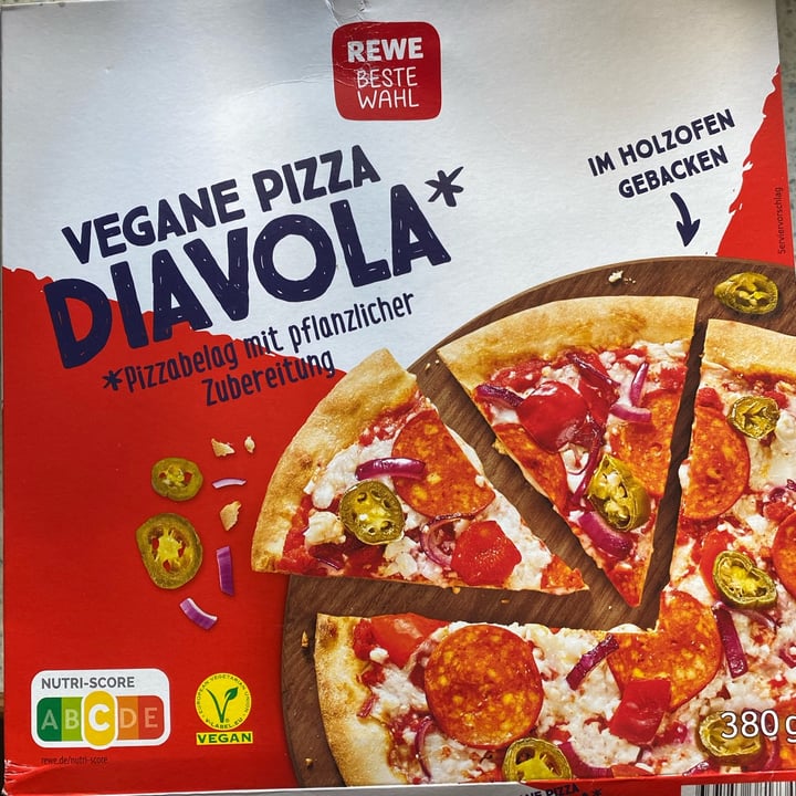 review photo of REWE Beste Wahl Pizza Diavola shared by @eventuelli on 10 Aug 2022 - review