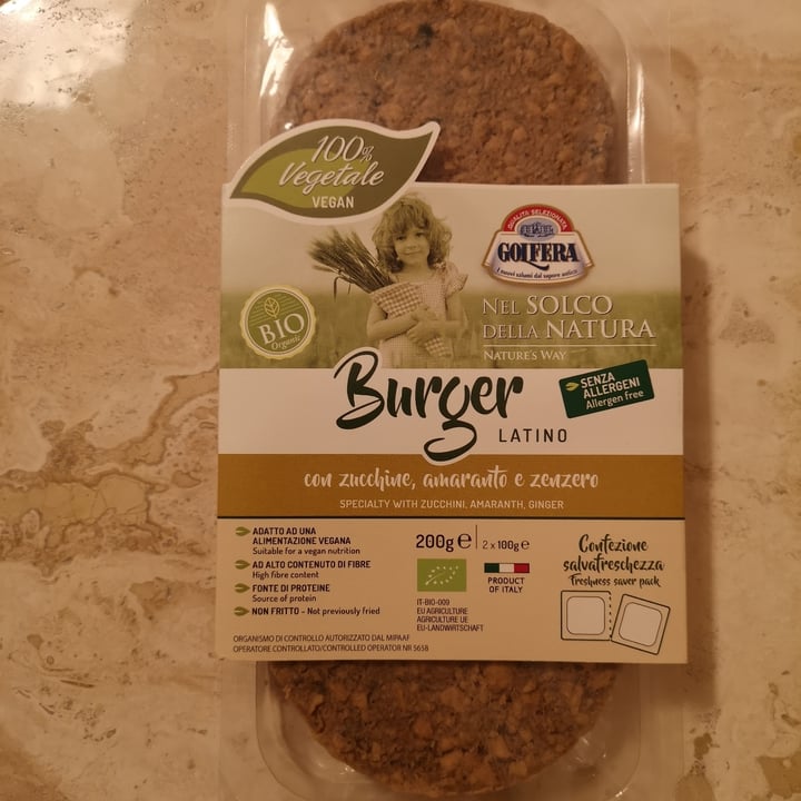 review photo of Golfera Burger Latino con zucchine, amaranto e zenzero shared by @fedec9 on 08 Apr 2022 - review