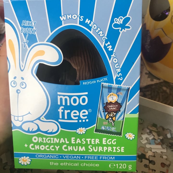 photo of Moo Free Original Easter Egg + Choccy Chum Surprise shared by @amyrosetaylor01 on  12 Apr 2020 - review