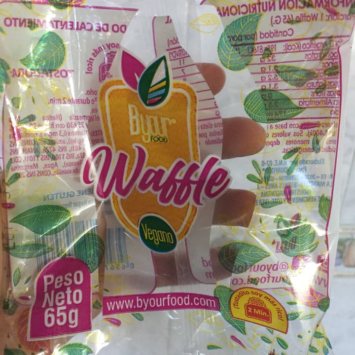 photo of Byourfood Waffles shared by @paoisnowvegan on  04 Oct 2021 - review