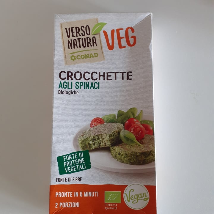 photo of Verso Natura Conad Veg Crocchette di spinaci shared by @martholina on  19 Apr 2022 - review