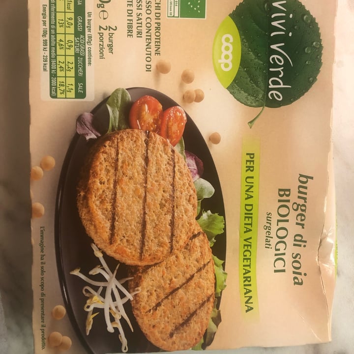 review photo of Vivi Verde Coop Burger vegetali soia shared by @giorgiar on 14 Apr 2022 - review