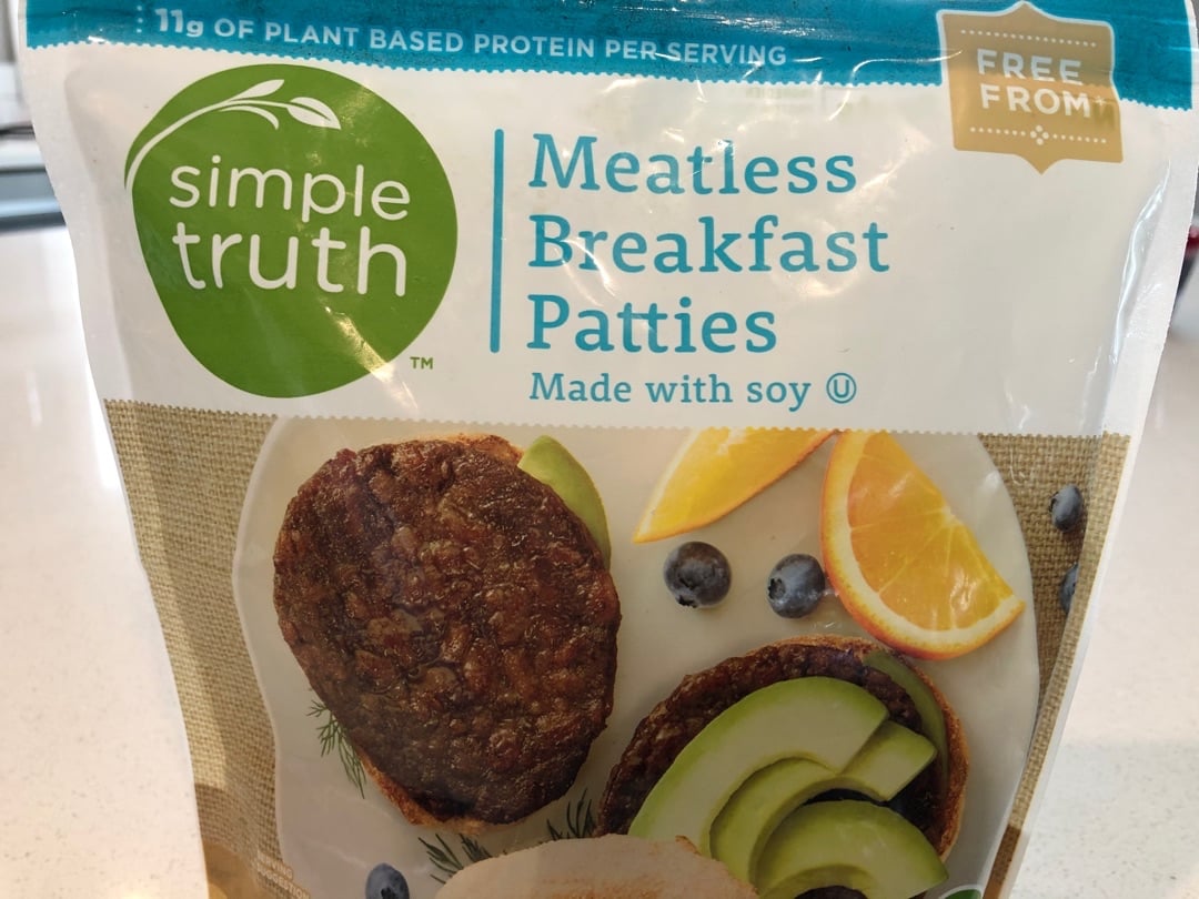 Simple Truth™ Meatless Breakfast Patties, 16 oz - Mariano's