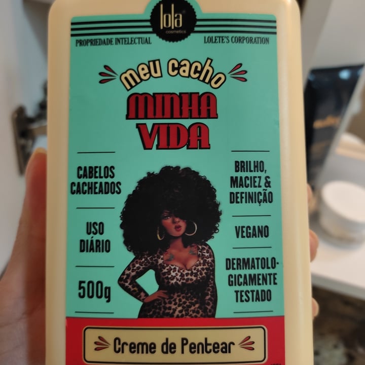 review photo of Lola Cosmetics Creme de pentear Meu Cacho Minha Vida shared by @alissamayla on 22 Apr 2022 - review