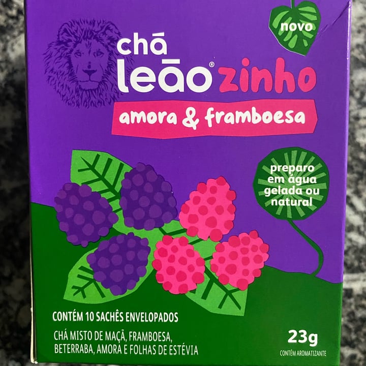 photo of Chá Leão Chá Leãozinho Amora e framboesa shared by @marinalima on  28 Apr 2022 - review