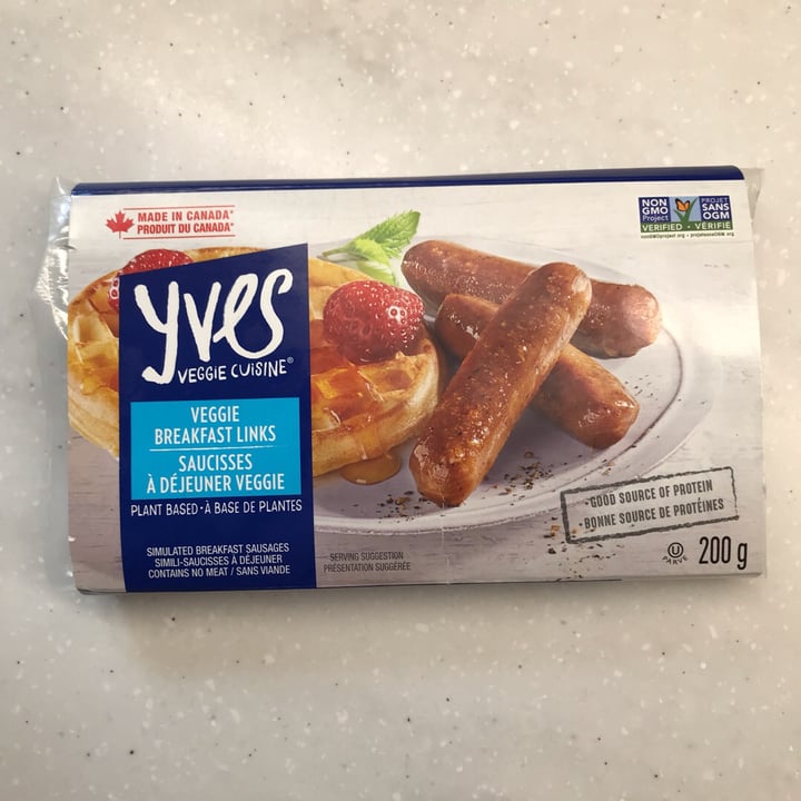 photo of Yves Veggie Cuisine Veggie Breakfast Links shared by @natalieintven on  07 Aug 2019 - review