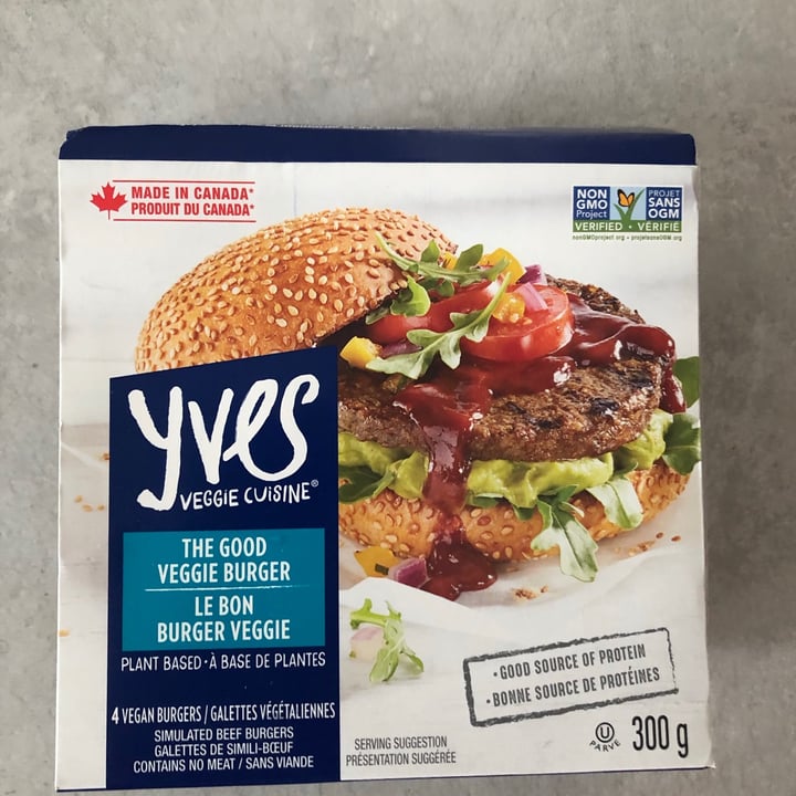 photo of Yves Veggie Cuisine The good veggie burger shared by @jtt on  14 May 2020 - review