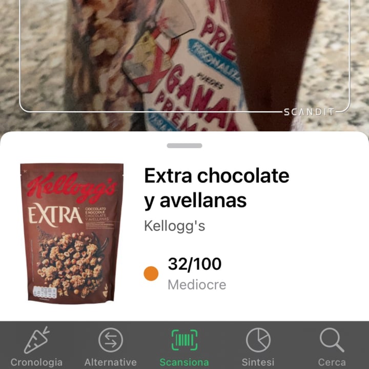 photo of Kellogg kellogg’s extra Cioccolato E Nocciole shared by @psicopompo on  09 Sep 2022 - review