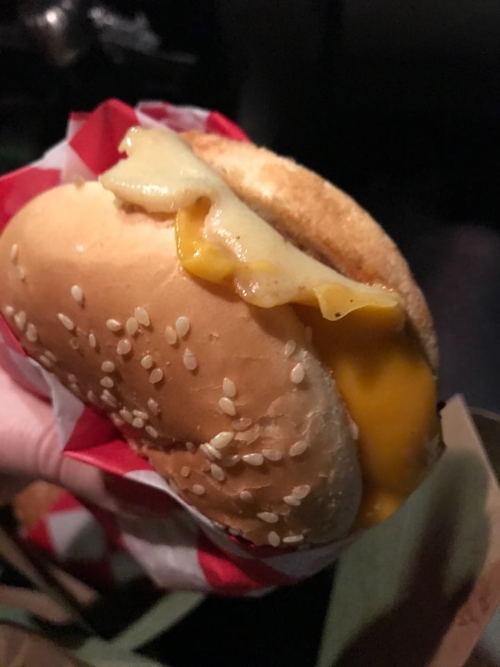 photo of Santana's Vegan Grill Sausage, egg, and cheese burger shared by @mallory17 on  02 Jan 2020 - review