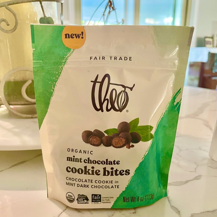 photo of Theo Chocolate Mint chocolate cookie bites shared by @ellefire on  27 Sep 2021 - review