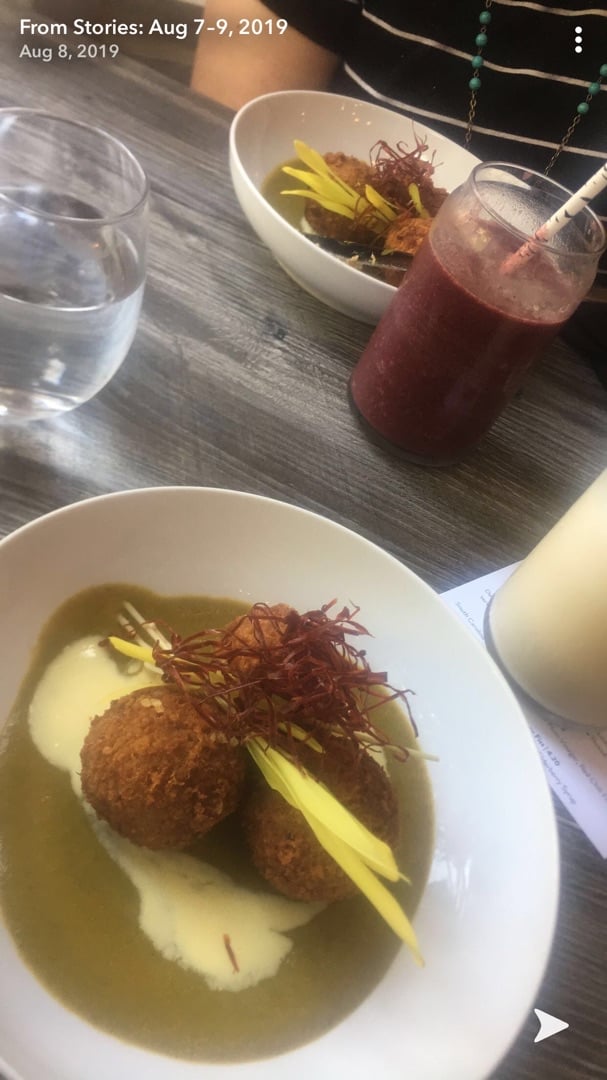 review photo of Fox and Fig Cafe Dirty Rice Croquets shared by @madidemmer on 16 Jan 2020 - review