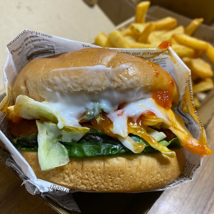 photo of VeganBurg Singapore Chili Krab Burger shared by @erialc on  07 Nov 2021 - review