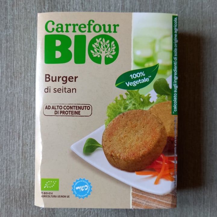 photo of Carrefour Bio Burger Di Seitan shared by @kzlyza on  19 Oct 2021 - review