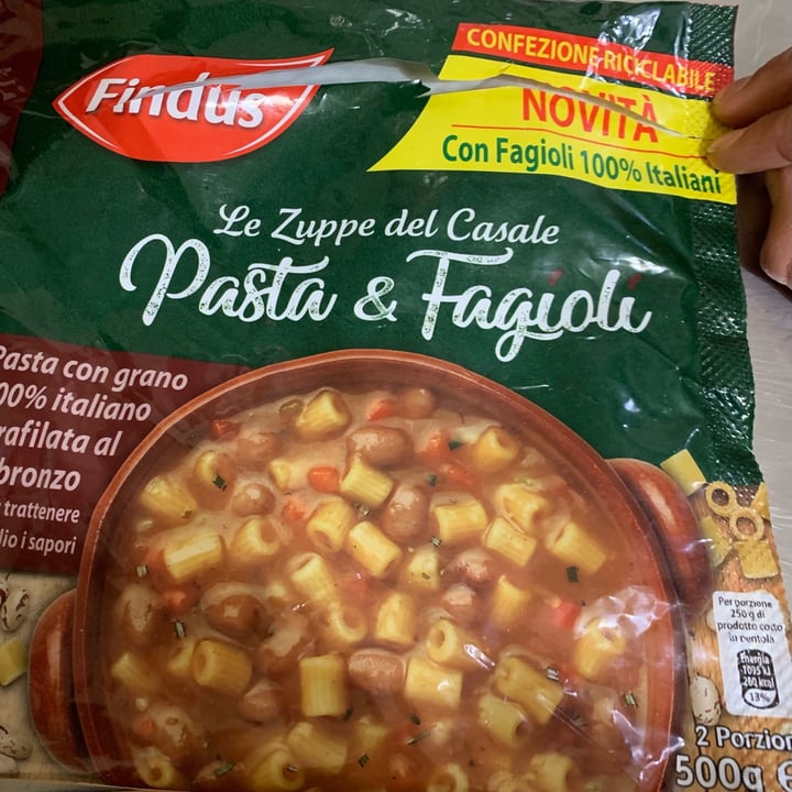 photo of Findus Le Zuppe Del Casale Pasta E Fagioli shared by @ariannaalberti on  04 May 2022 - review