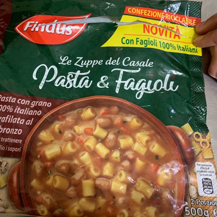 review photo of Findus Le Zuppe Del Casale Pasta E Fagioli shared by @ariannaalberti on 04 May 2022 - review