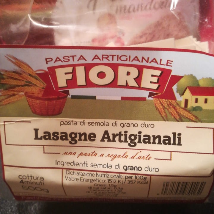 photo of Pastificio Fiore Lasagne shared by @simoveg on  06 Apr 2021 - review