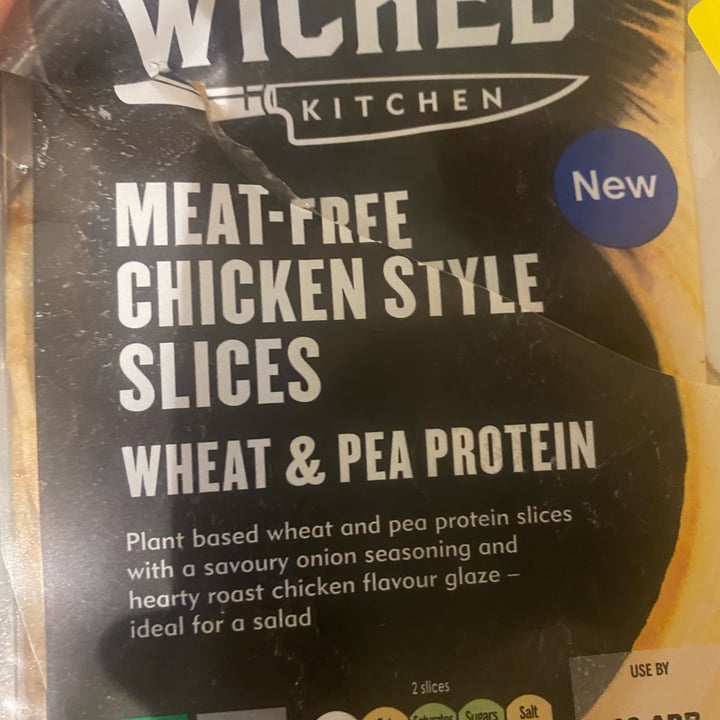 photo of Wicked Meat free Chicken Slices shared by @chloesm on  12 Apr 2022 - review
