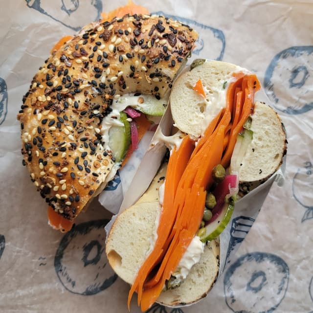 Photo of the dish “Everything Lox Bagel”