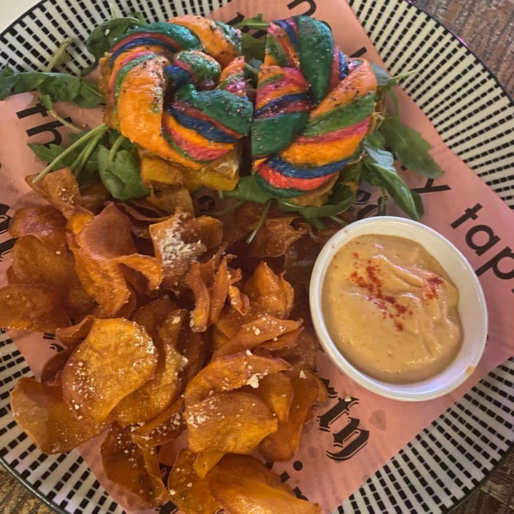 review photo of The Hungry Tapir Rainbow Breekie Bagel shared by @culinaryworkout on 22 May 2022 - review