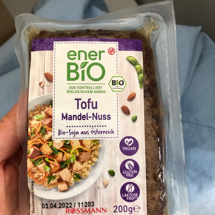 photo of Rossmann Ener Bio Tofu Mandel Nuss shared by @leobel on  30 Jun 2021 - review