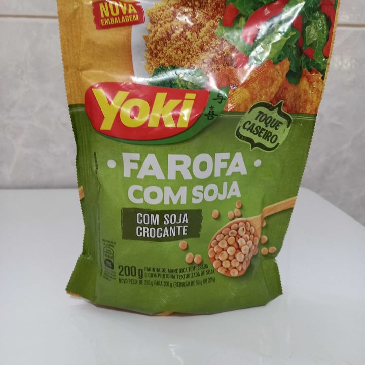 review photo of Yoki Farofa Com Soja Crocante shared by @elizabetsimoes on 29 May 2022 - review