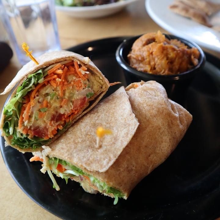 photo of The Wild Cow Chickpea Salad Wrap shared by @lizmaselli on  23 Jun 2021 - review