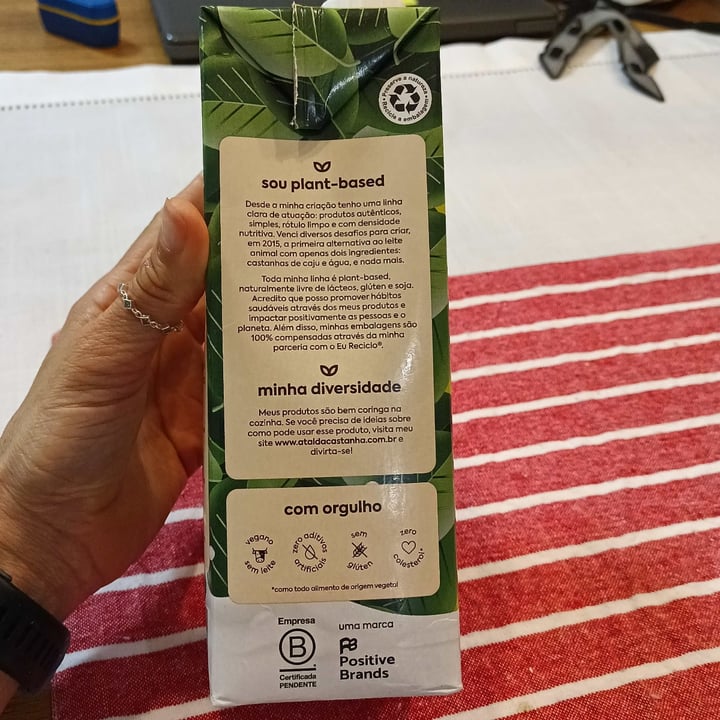 photo of A Tal da Castanha Bebida Vegetal de Castanha shared by @pamioliveira on  09 Aug 2022 - review
