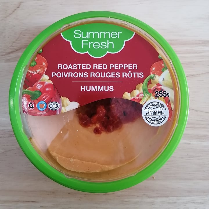 photo of Summer Fresh Hummus Roasted Red Pepper shared by @verosfiction on  11 Mar 2022 - review