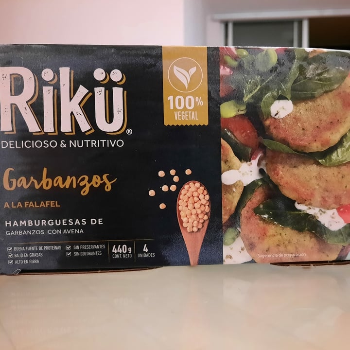 photo of Rikü Hamburguesas De Garbanzos shared by @brava on  07 Dec 2020 - review