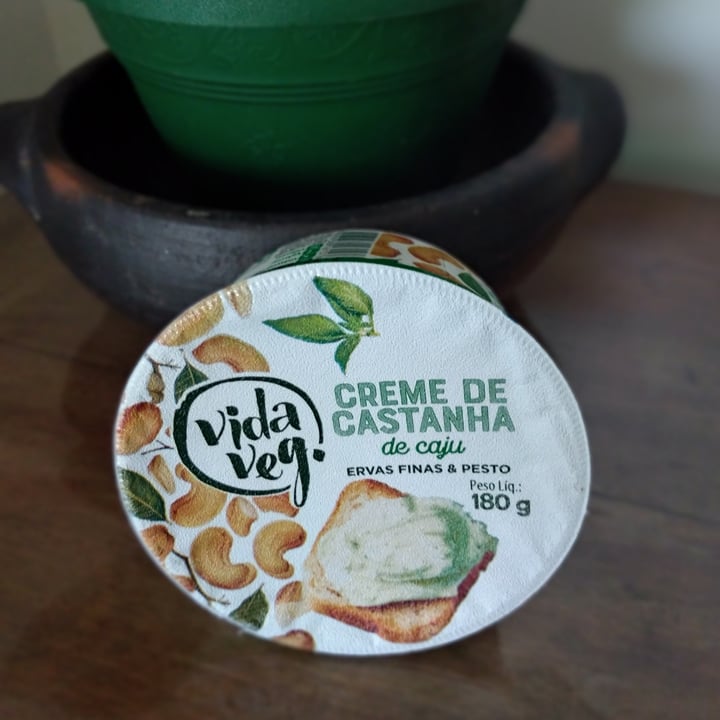 photo of Vida Veg Creme De Castanha De Caju Ervas Finas & Pesto shared by @mqhazoff on  24 Jun 2022 - review