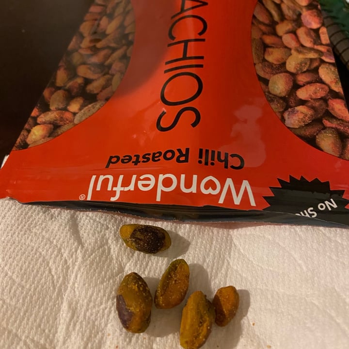review photo of Wonderful (Pistachios) Chili Roasted Pistachios shared by @rachreviews on 13 Apr 2021 - review