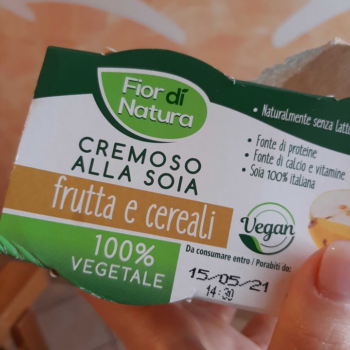 review photo of Fior di Natura Cremoso alla Soia Frutta e Cereali shared by @luciaragni on 12 May 2021 - review