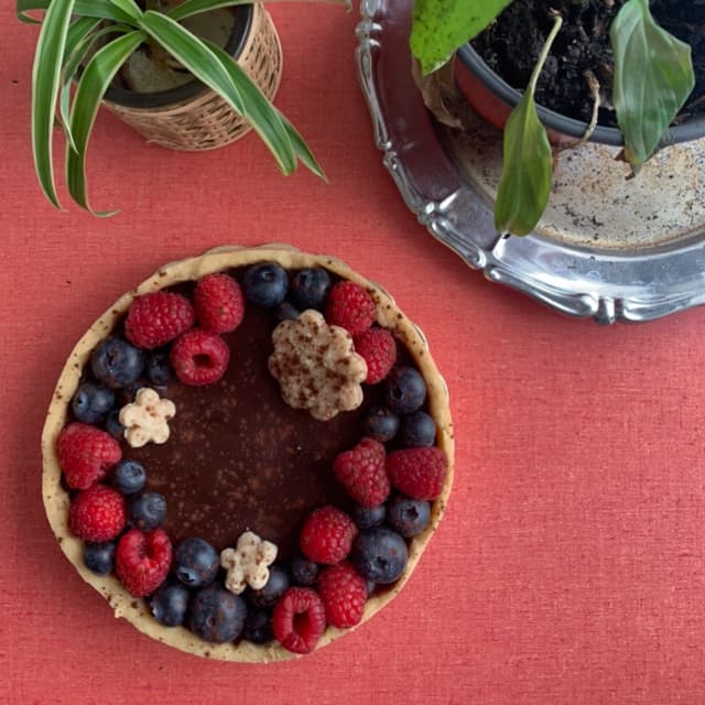 菜肴“Crostata al cioccolato”的照片