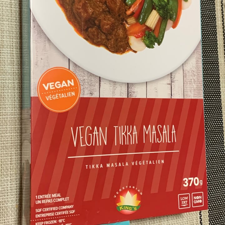 photo of King's Vegetarian Food Vegan Tikka Masala shared by @mikemasm on  11 Feb 2021 - review