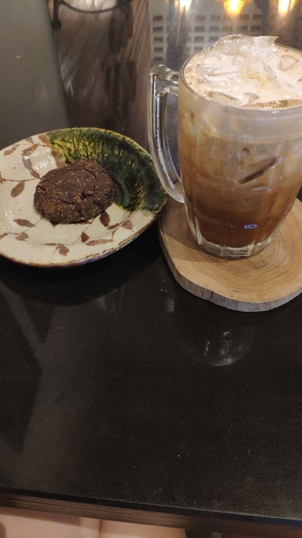 Photo of the dish “Coconut Latte And Chocolate Cookie”