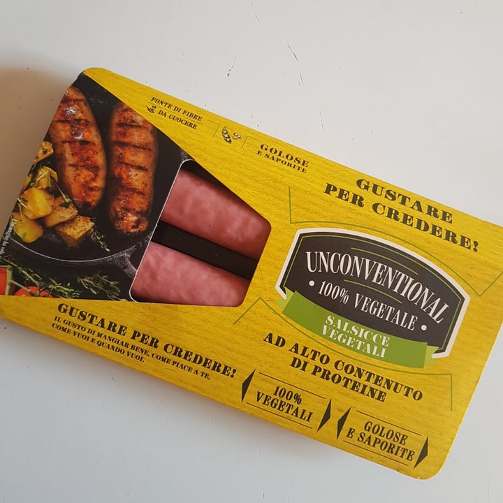 photo of Unconventional Salsicce Vegetali - Sausages shared by @manuelalmp on  08 Apr 2022 - review