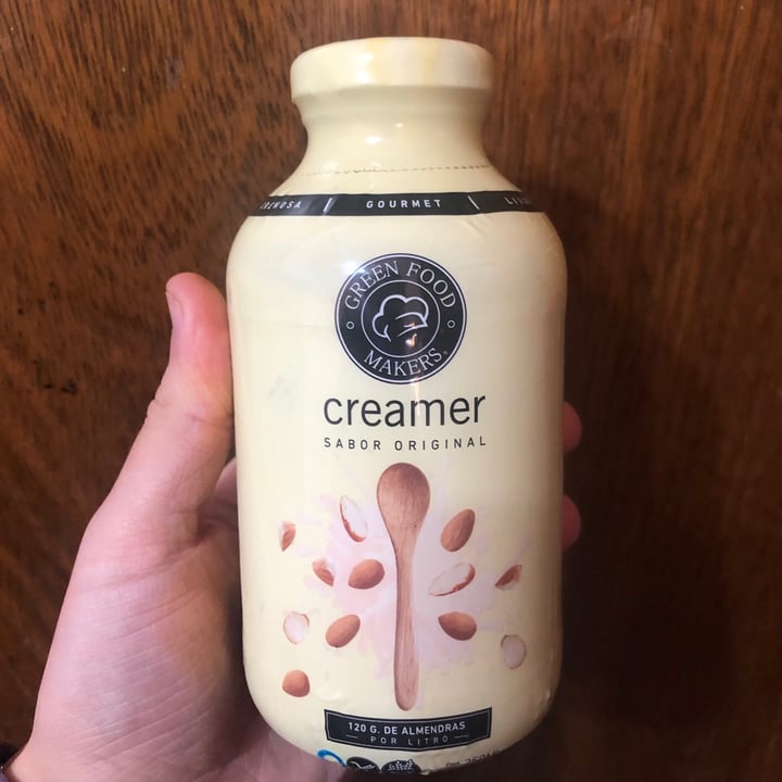 photo of Green Food Makers Creamer sabor Original shared by @valuveg on  22 Aug 2021 - review