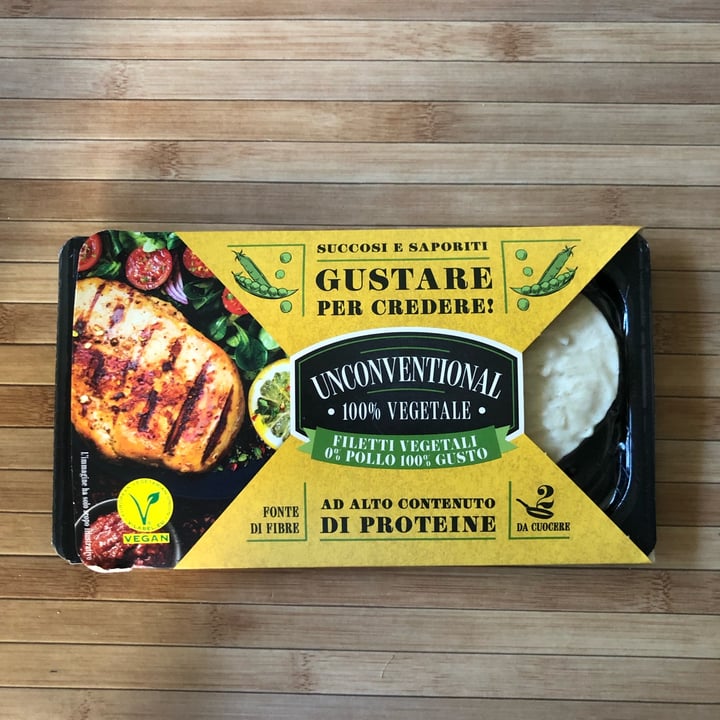 photo of Unconventional Filetti Vegetali 0% Pollo 100% Gusto - Plant Based Fillet shared by @asfantalia on  28 Oct 2022 - review