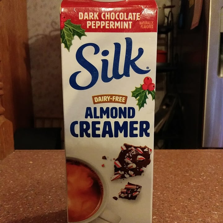 review photo of Silk Dark Chocolate Peppermint Almond Creamer shared by @pamjah on 08 Feb 2021 - review