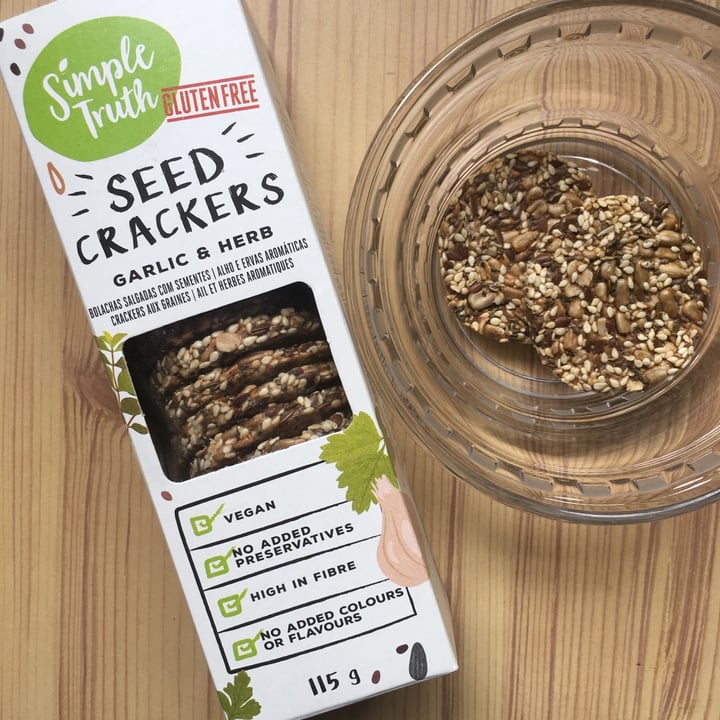 photo of Simple Truth Seed Crackers Garlic and Herb shared by @gengen on  27 May 2020 - review