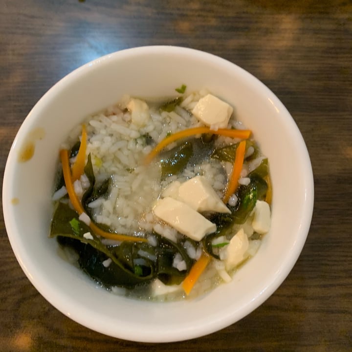 photo of North South East West Fusion Vegetarian Cuisine Kelp Buds Toufu Porridge shared by @graysue on  01 Aug 2020 - review