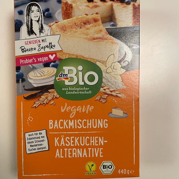 photo of dmBio Vegane Backmischung Käsekuchen-Alternative shared by @julyn on  18 Jan 2022 - review