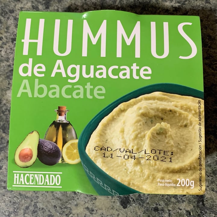 photo of Hacendado Hummus de Aguacate shared by @nayelisagastume on  25 Mar 2021 - review