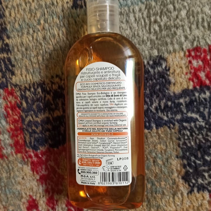 review photo of Omia Laboratoires Fisio Shampoo Ai Semi Di Lino shared by @elanorya on 09 Jun 2021 - review